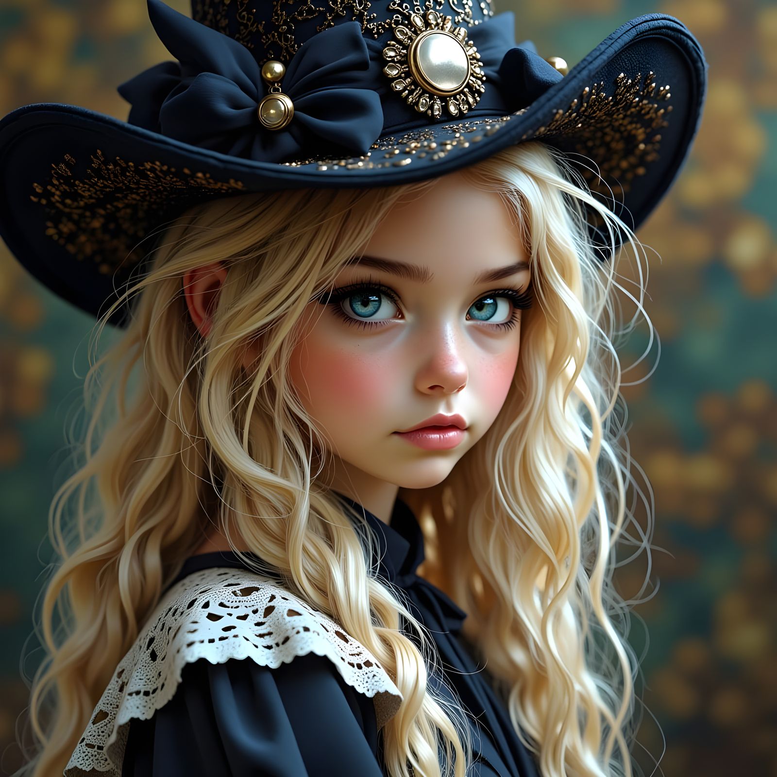 Alice in Wonderland Haute Couture Portrait