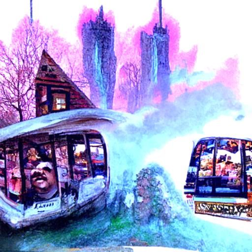 Wesley Willis Rides the Bus in Ethereal Fantasy