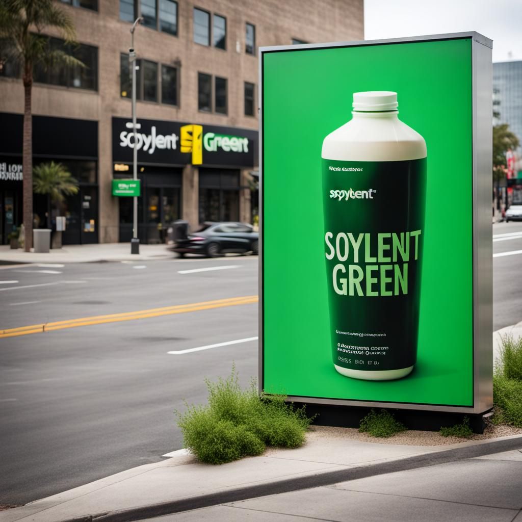 Soylent Green Advertisement on Billboard