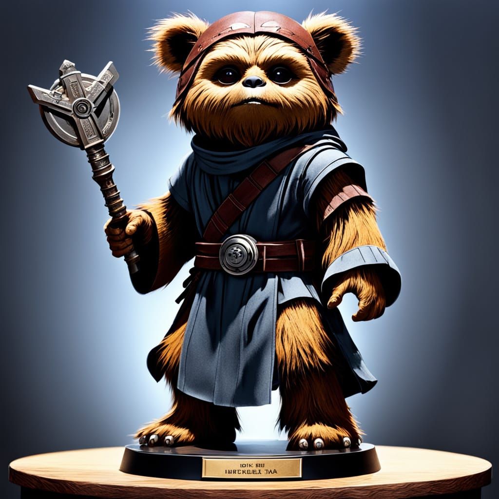 The Ewok Awards in a Futuristic Art Style