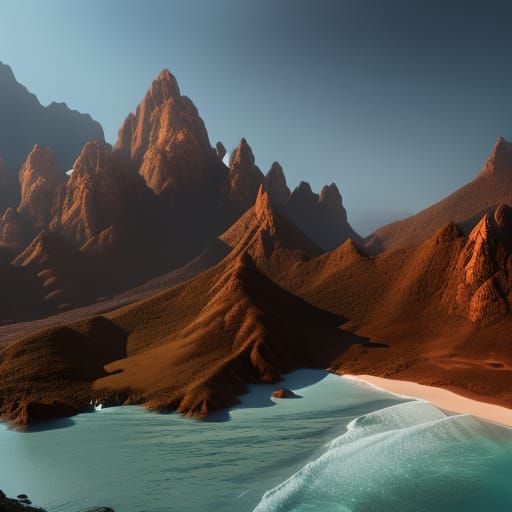 Tsunami Aftermath: Detailed Matte Painting in 8K