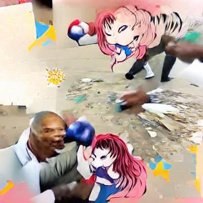 Anime Girl's Knockout Punch