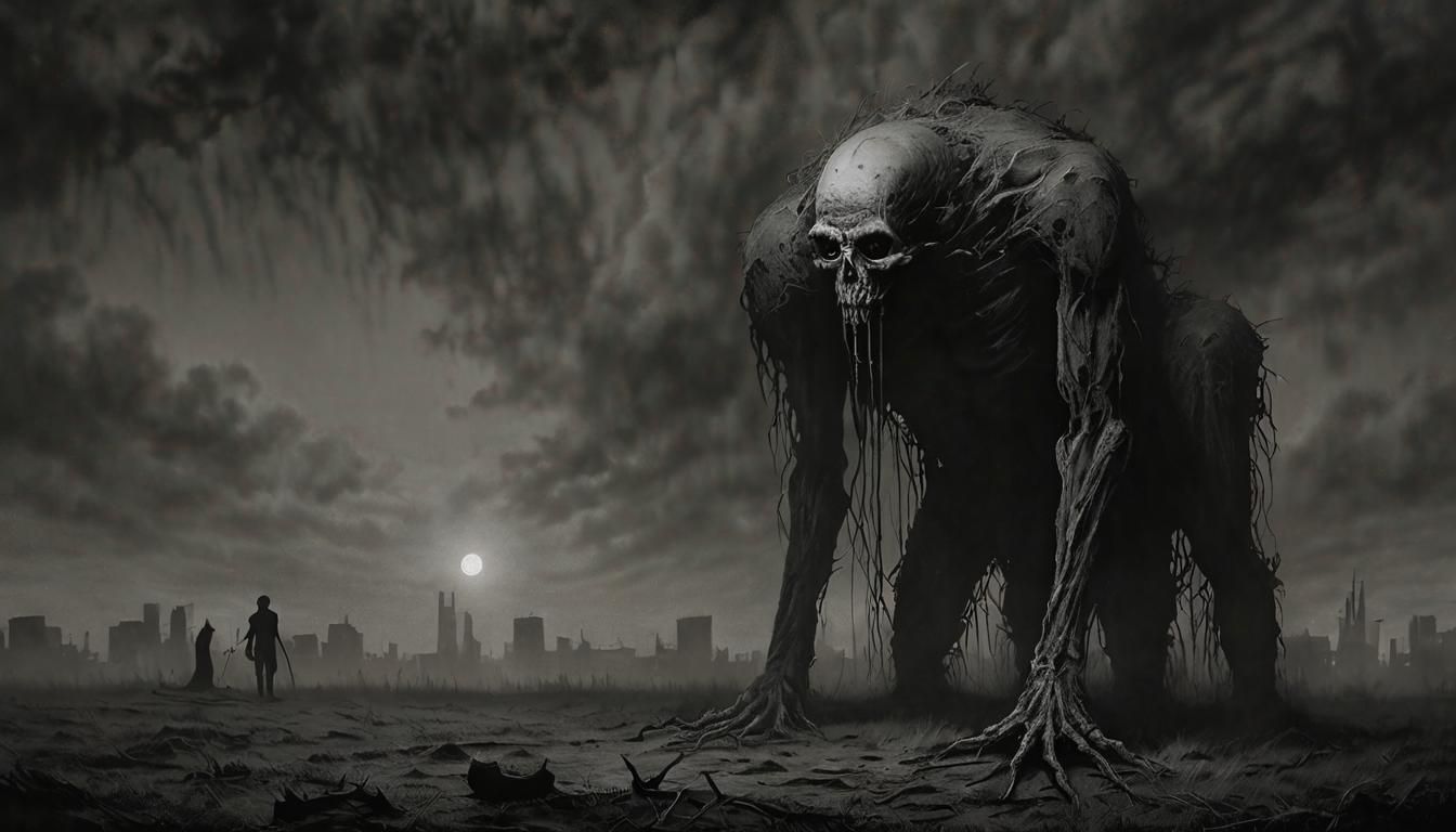 Macabre Shadows in Dark Fantasy Style