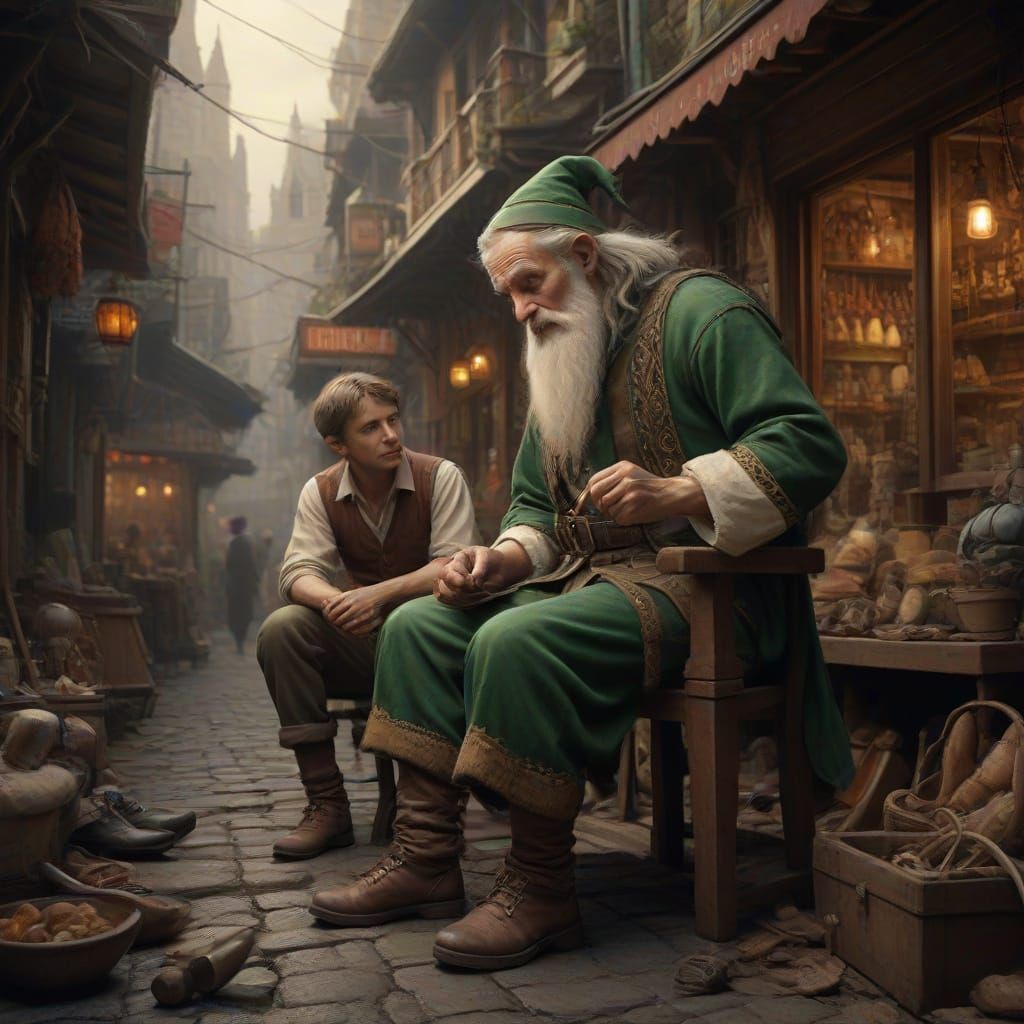 Santa is explaining he to was once the Elf