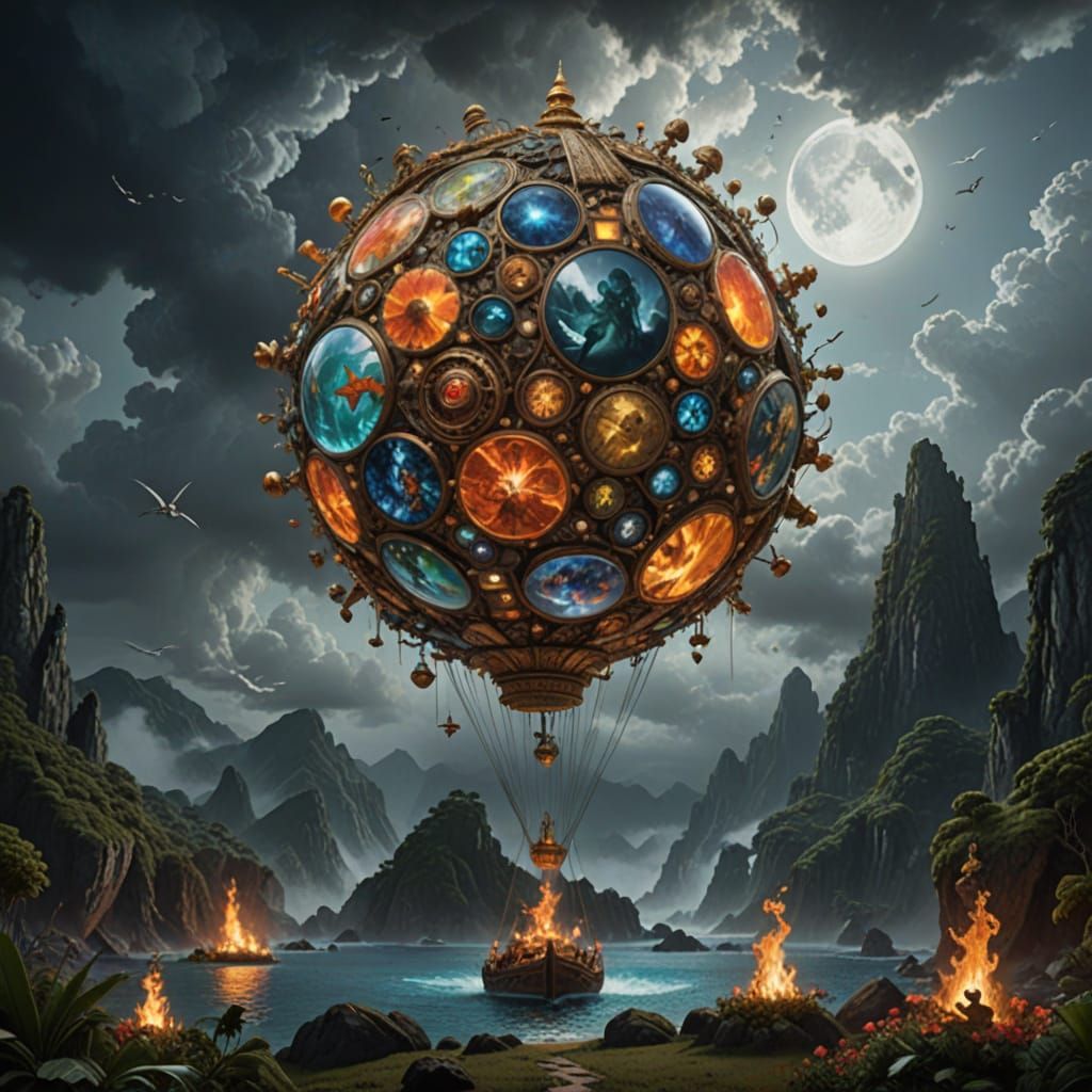 Surreal Cinematic Masterpiece Unfolds