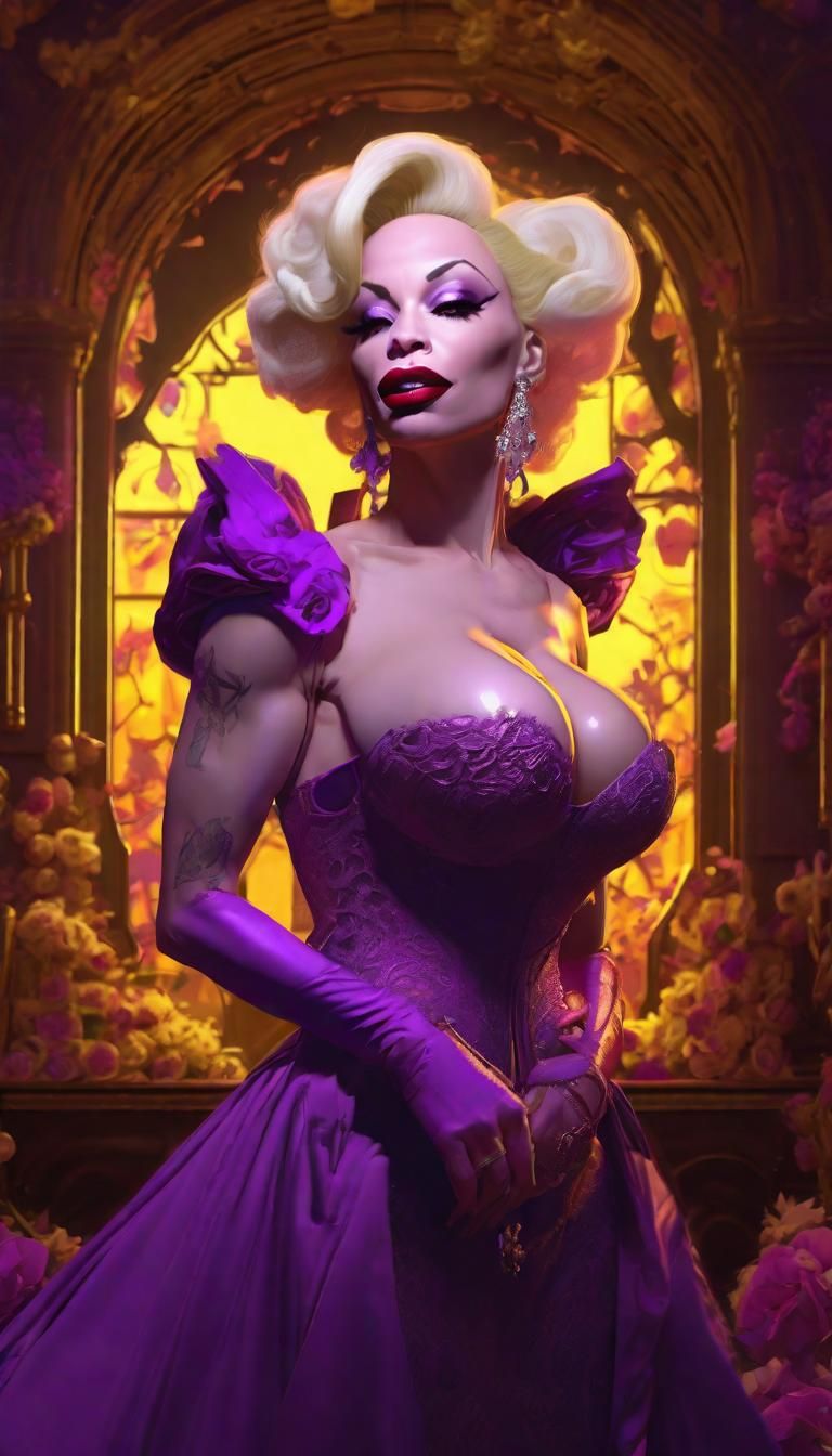 Amanda Lepore Wedding: Dark Fantasy Concept Art