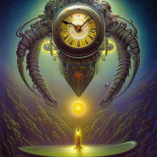 Alien Clock 1