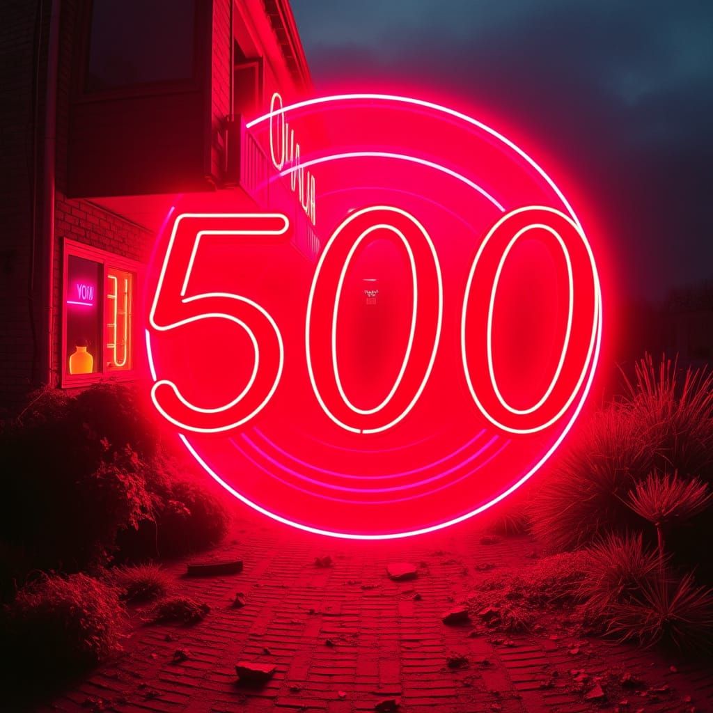 Neonpunk Celebration Inspired by Simberg, Caesar, and Kowch