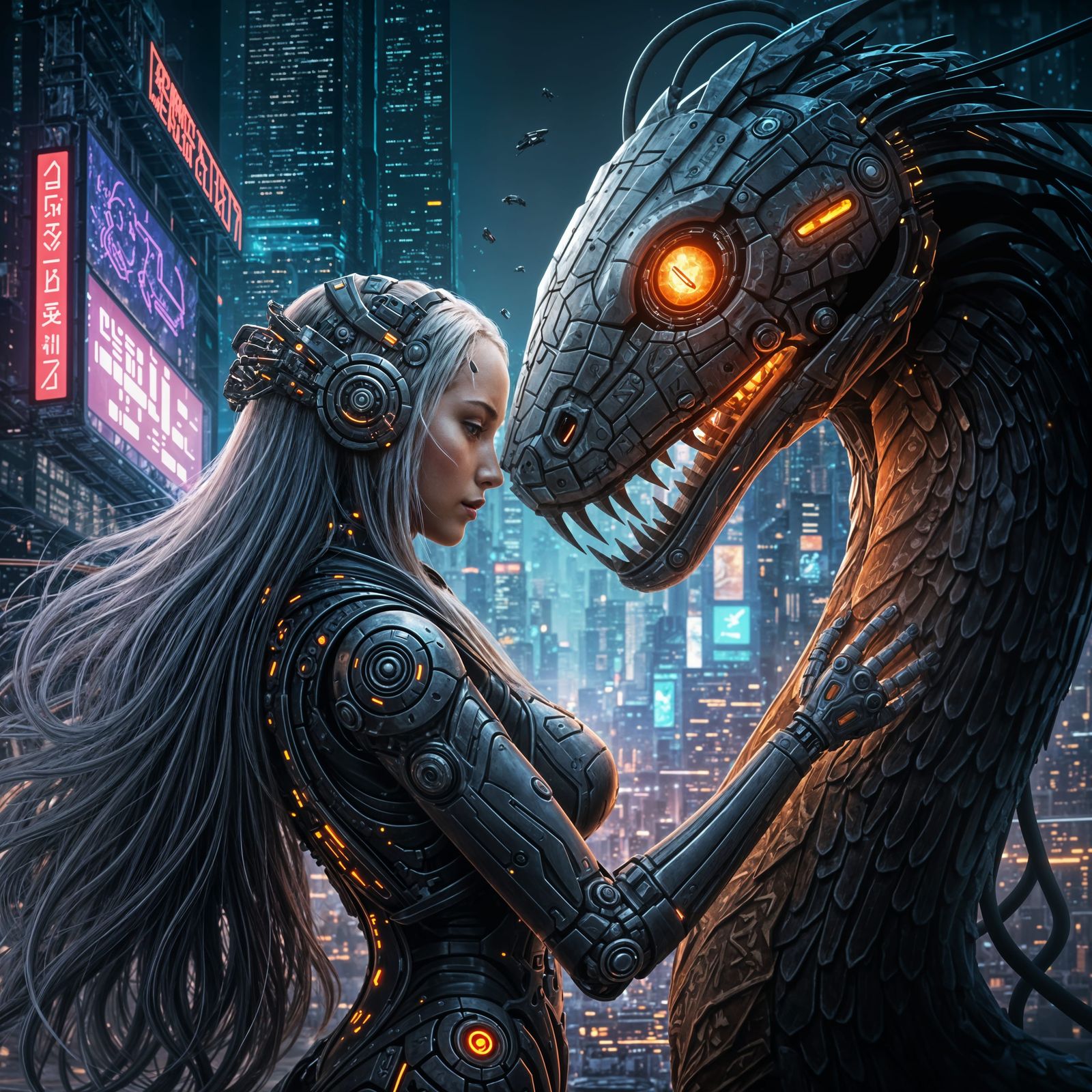 Cyborg-Queen & Biomechanic-Snake