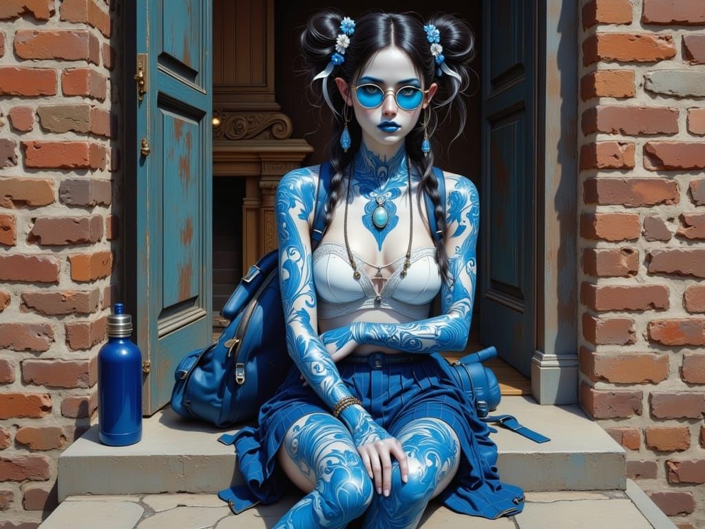 🌀💎Blue Willow Series 🍽️🖌️