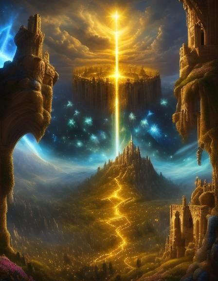 Holy Jerusalem Descends: Epic Digital Matte Painting