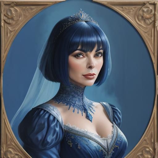 Mireille Mathieu Visits Loire Valley: Alcohol Ink Painting