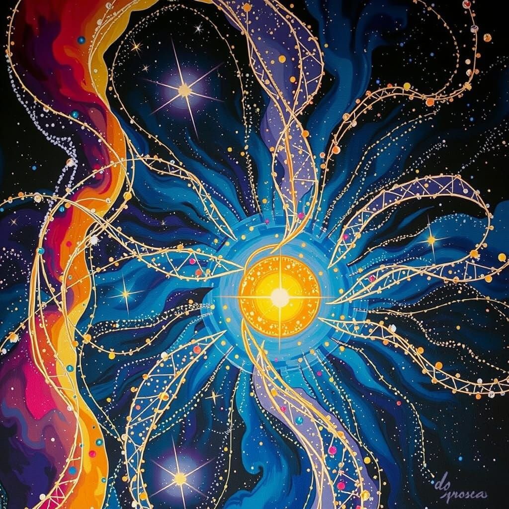 Celestial Dreamscape of Twinkling Lights