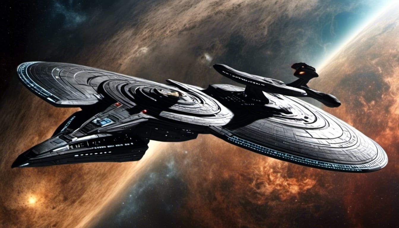 USS Enterprise Transformed into Battlestar Galactica