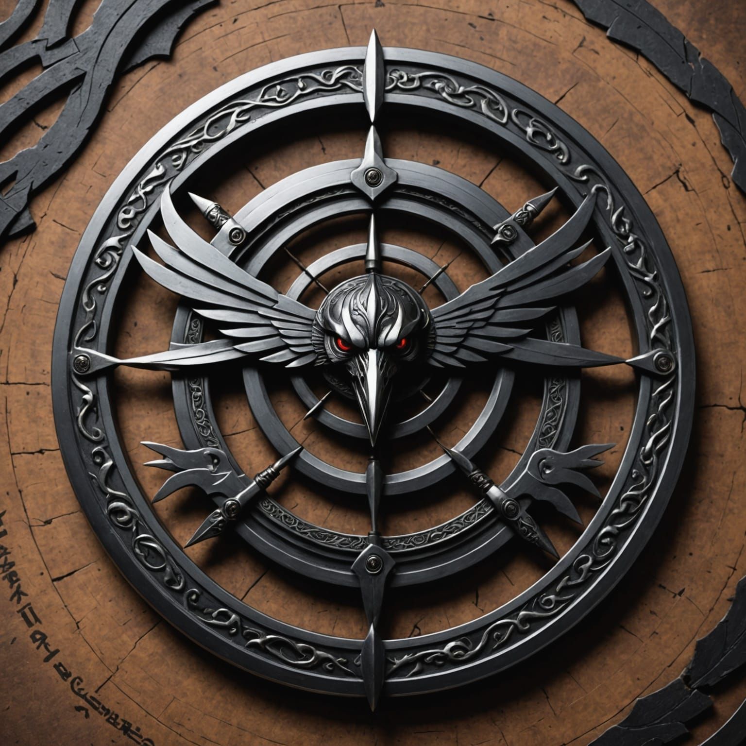 Lineage Samurai Crow With Chakram