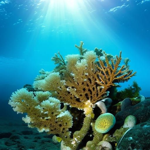 Underwater Brassiere in Volumetric Light