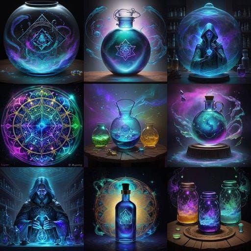 Magical Potions with Astral Cosmic Effects