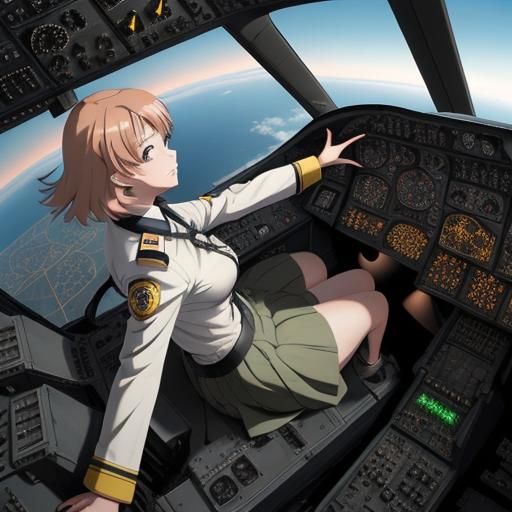 Anime Pilot Views Nuclear Explosion
