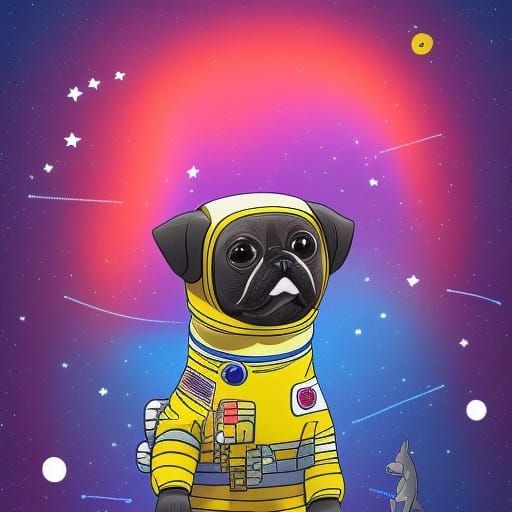 Pug in space