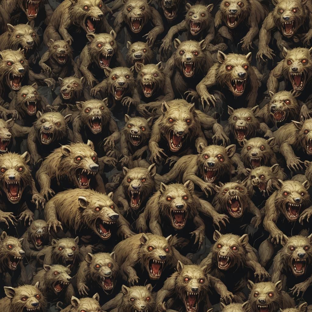 Surreal Hellscape of Interconnected Decay