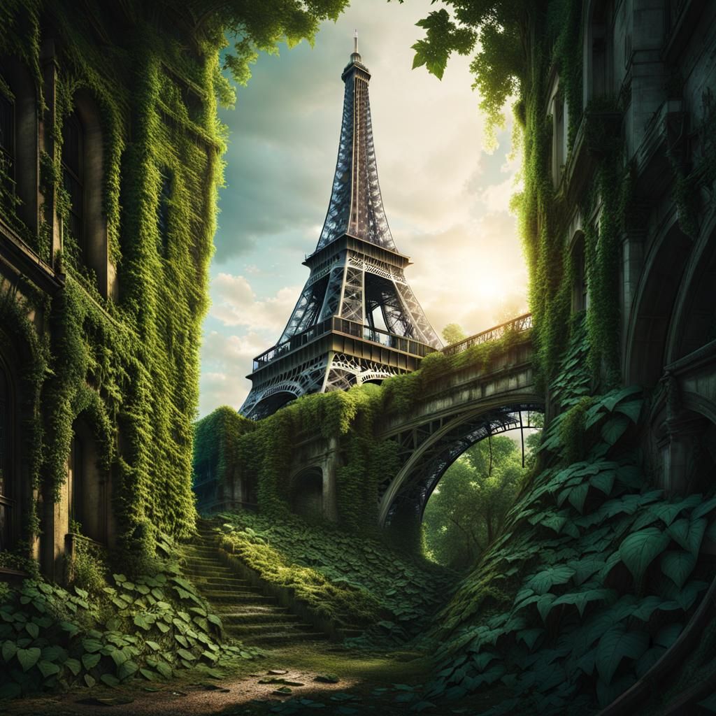 Paris abandonné au vert