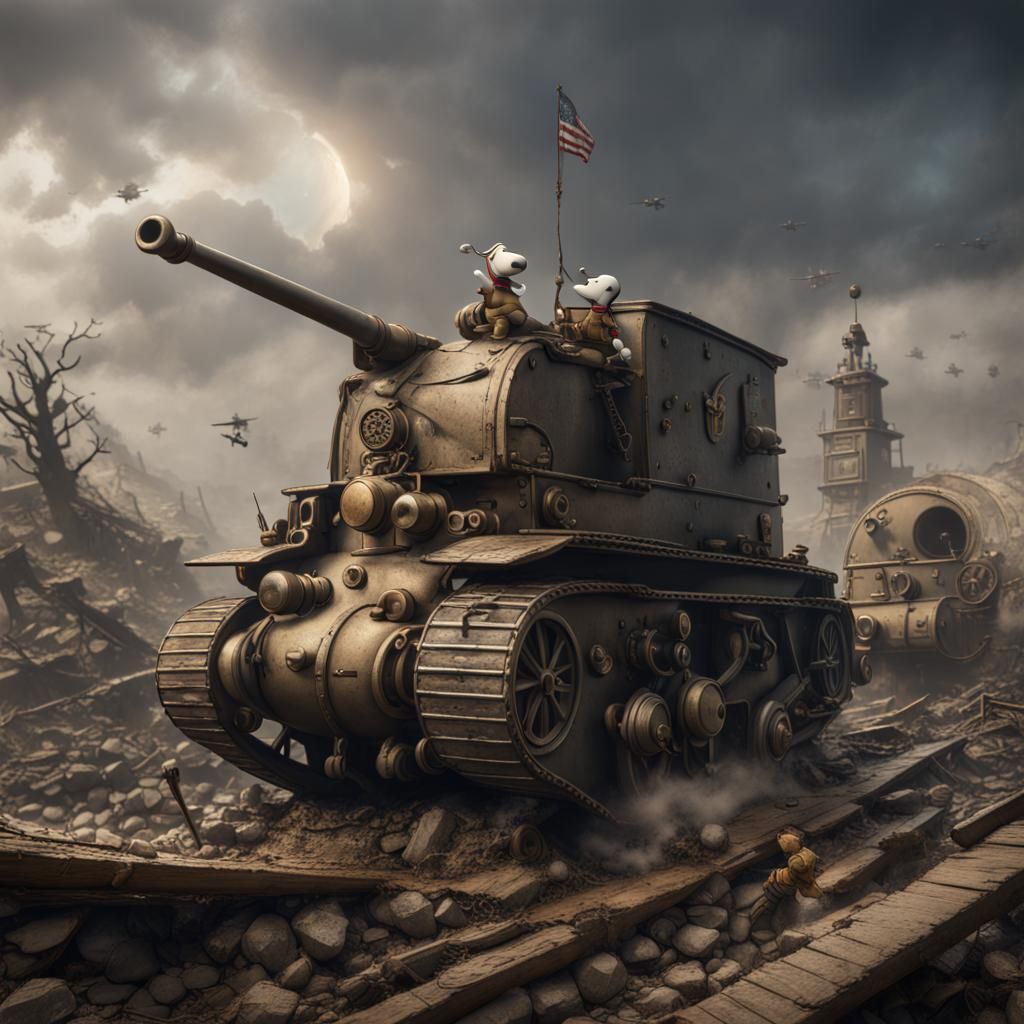 Snoopy as World War One Flying Ace