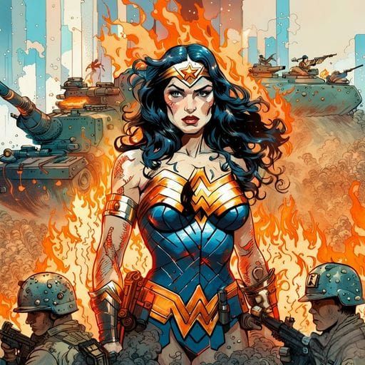 Wonder Woman Illustration