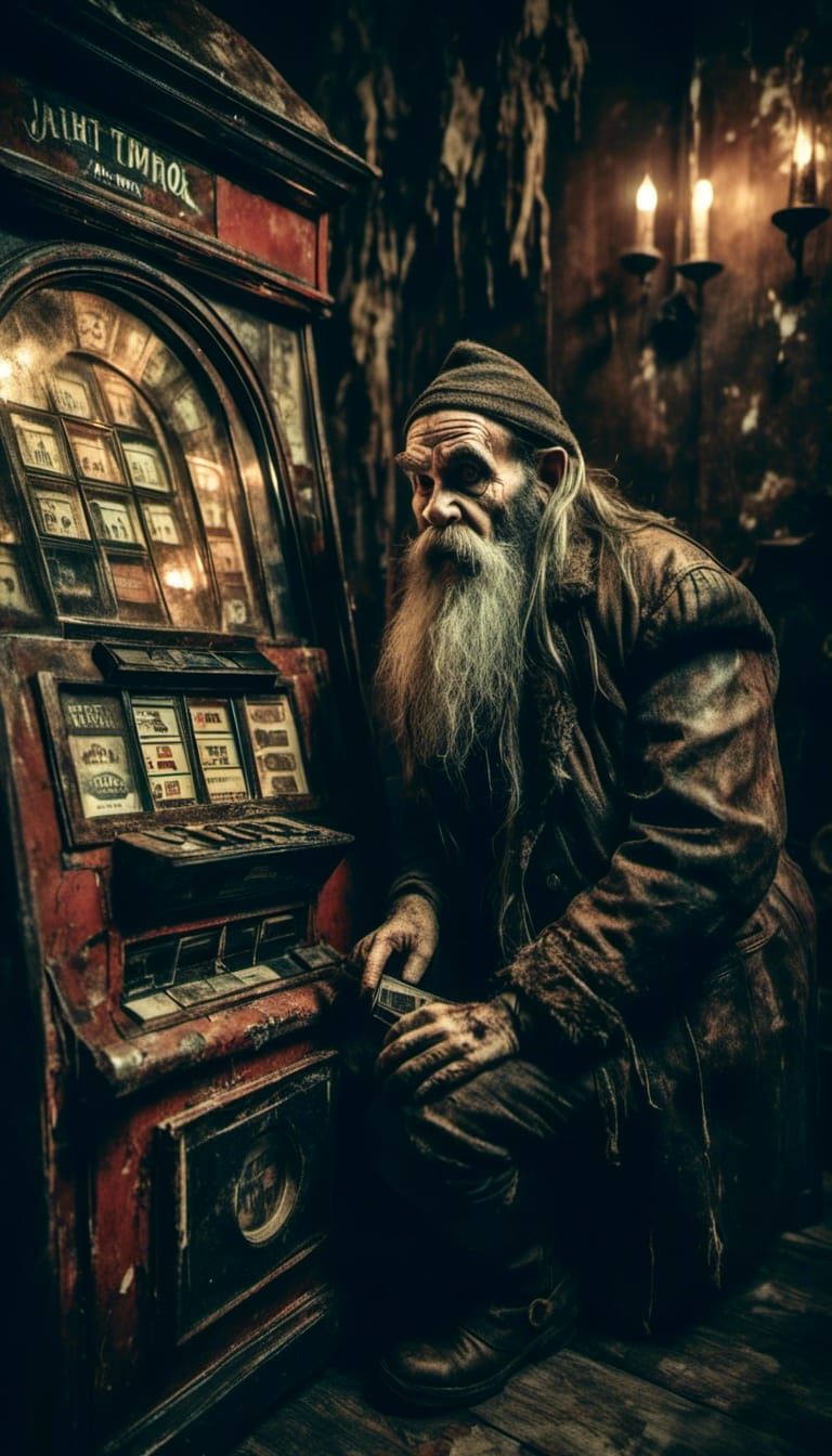 Evil Dwarf Selects Jukebox Song