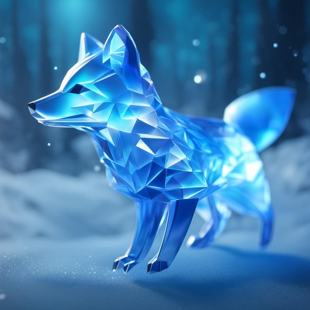 cubist arctic fox π¦