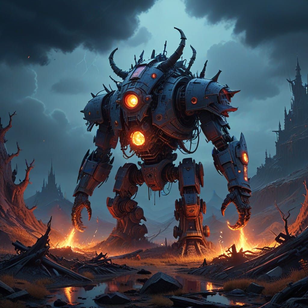 Eternal Twilight Behemoth in Crimson Splendor