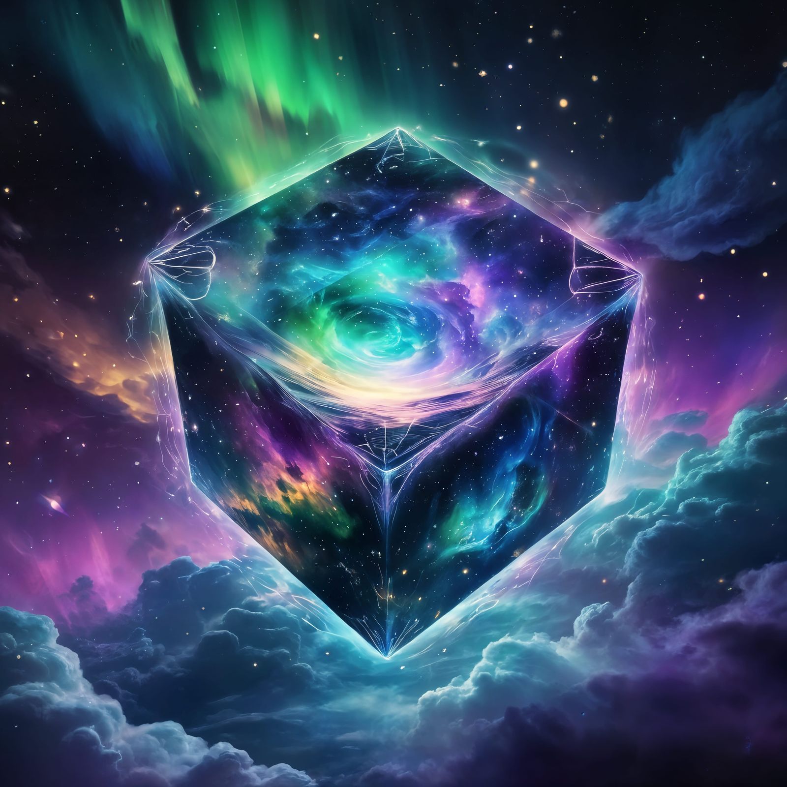 Holographic Tesseract Unveils Cosmic Mysteries