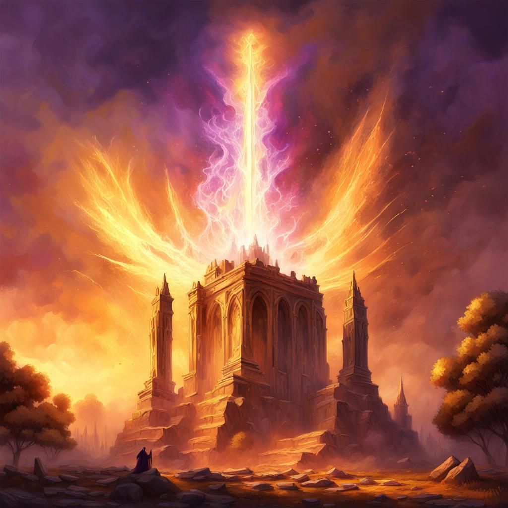 Gothic Monument Unleashes Magical Energy