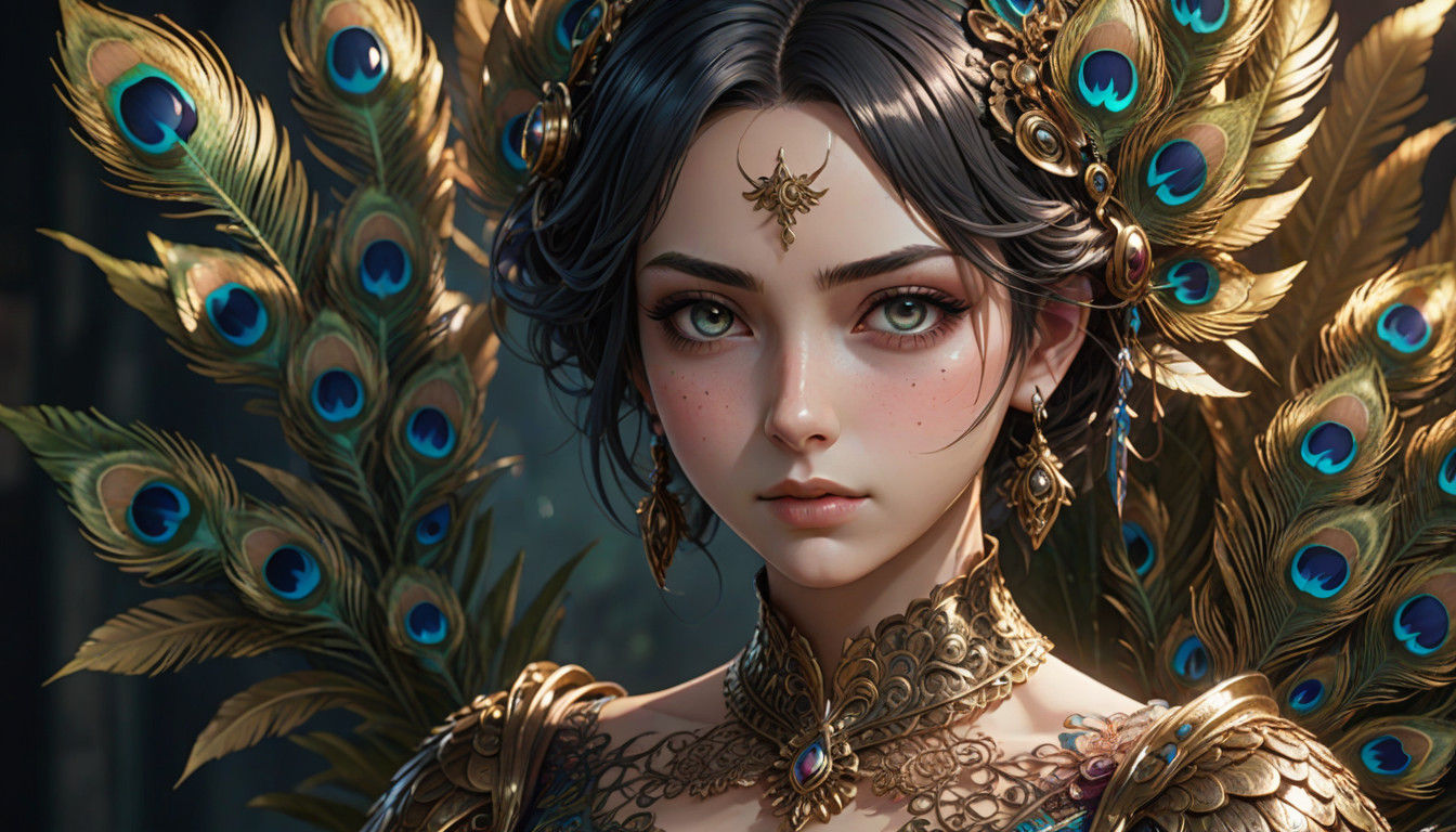 Gothic Anime Princess Reimagined in 8K Detail