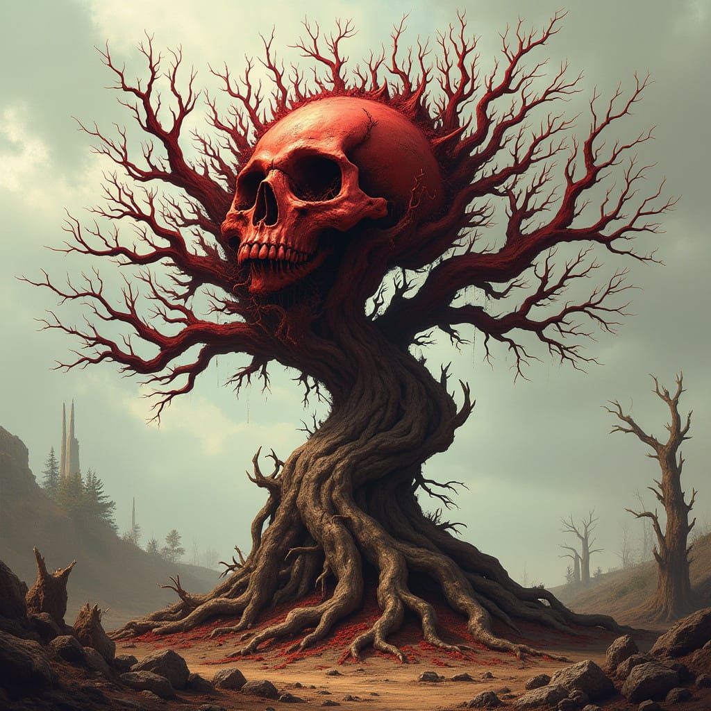 Gothic Treant of Khorne, Twisted by Dark Energy