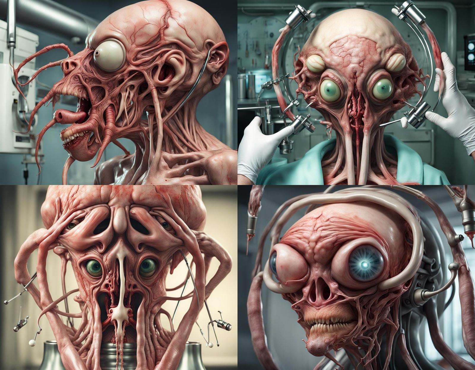 Mutant Homunculus: Vivisection Horror in 8K