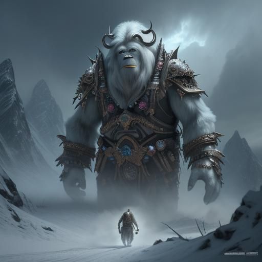 Epic Cinematic Yeti Digital Matte Painting