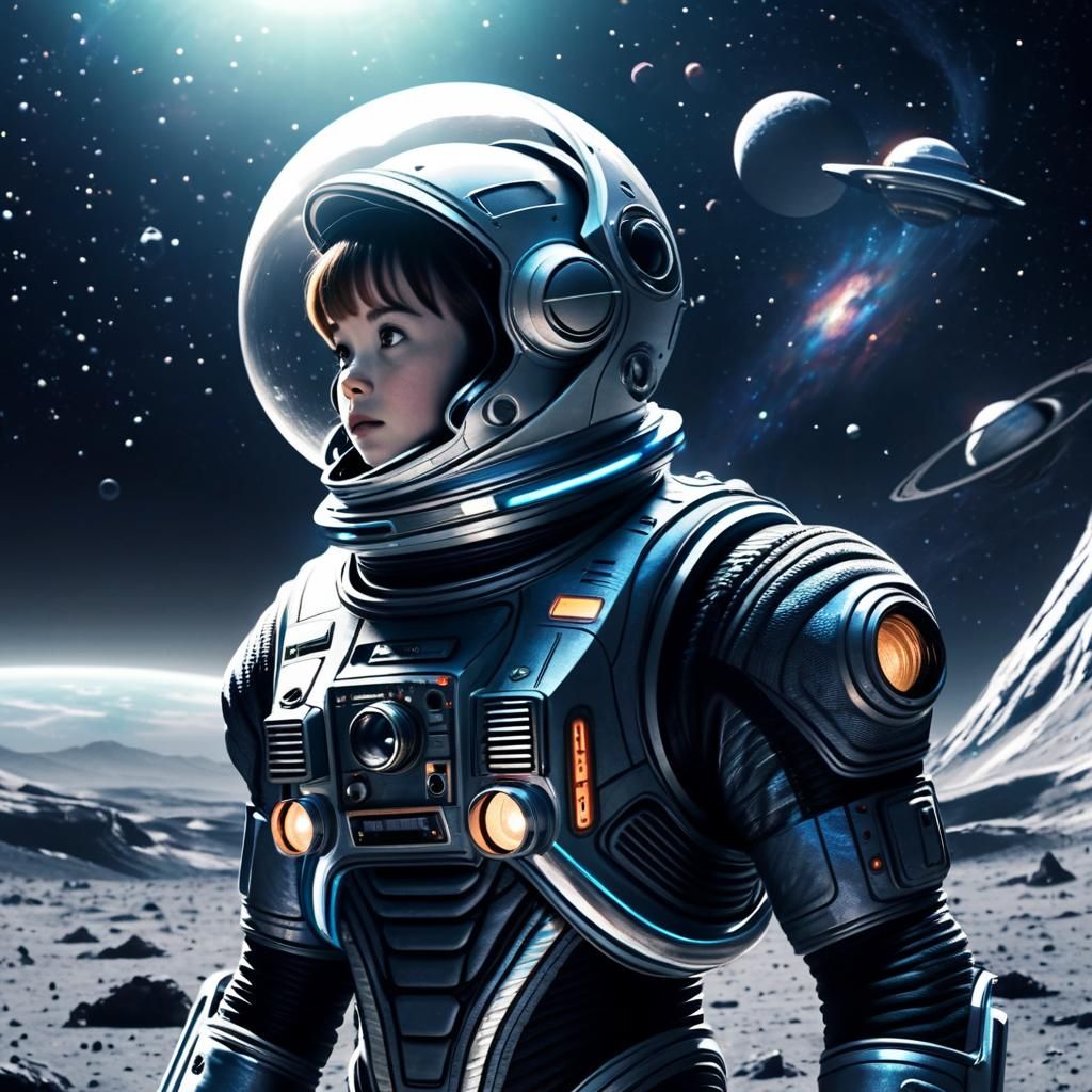 Lost in Space AI Generated Image