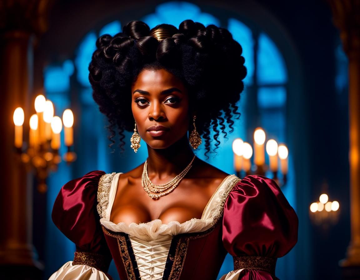 Regency Black Girl in Style of Thomas Lawrence