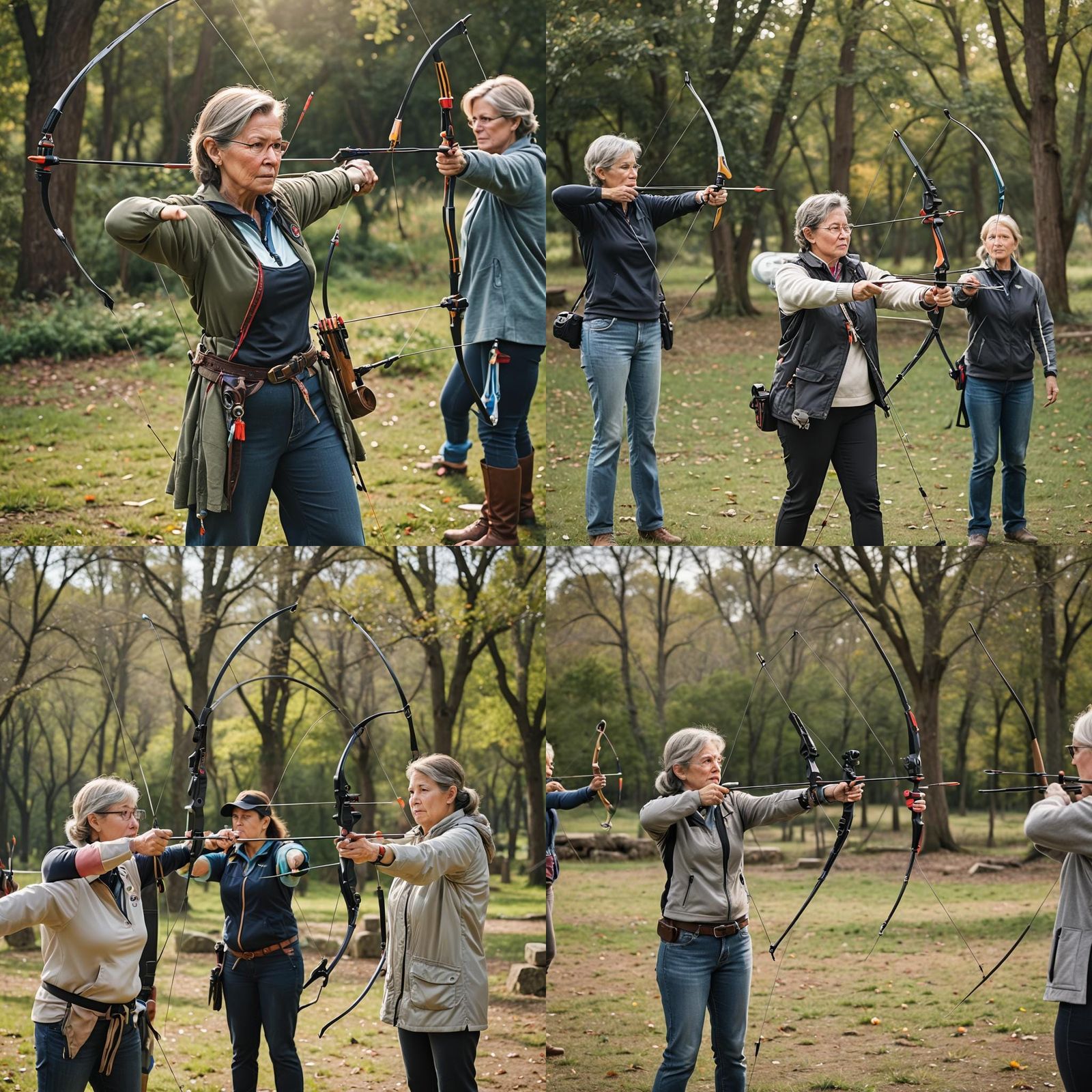 Ageless Women Archers: Professional Photography