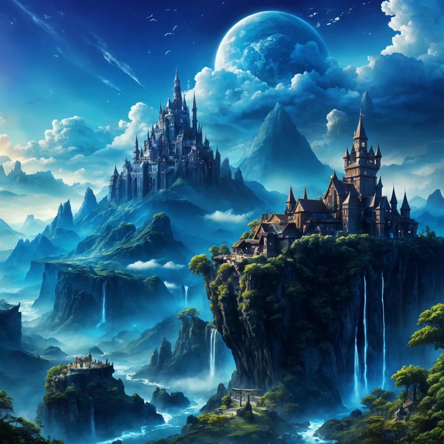 Epic Cinematic Kingdoms in Detailed Digital Matte Painting