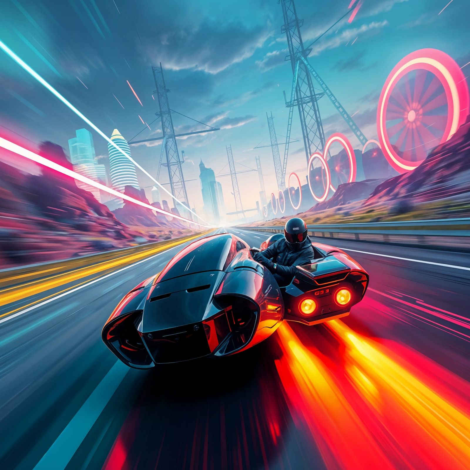 Abstract Representation of Acceleration and Deceleration