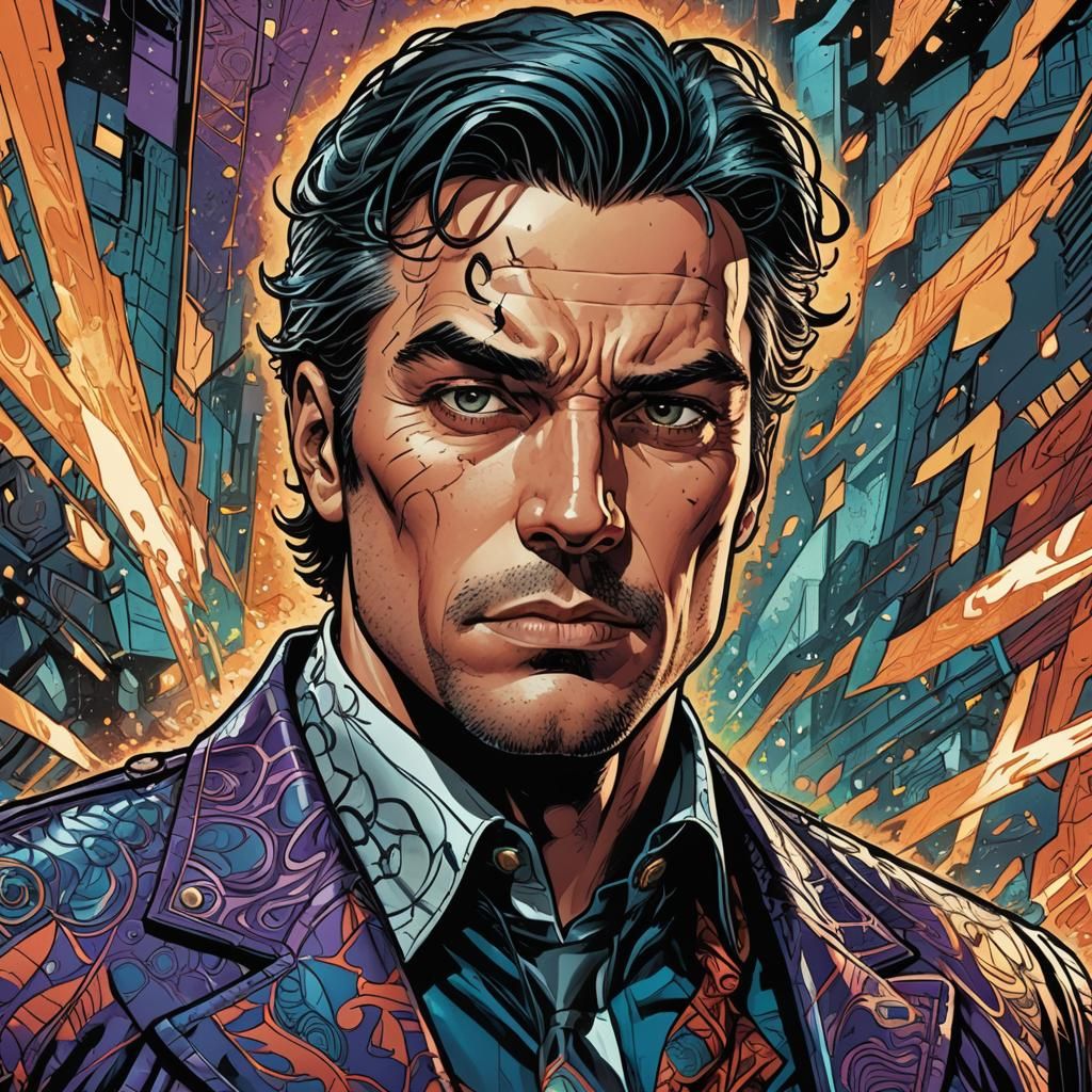 Gary Portrait in Comic Book Art Style