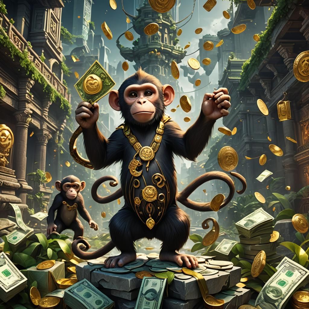 Fantastical Money Monkey Concept Art