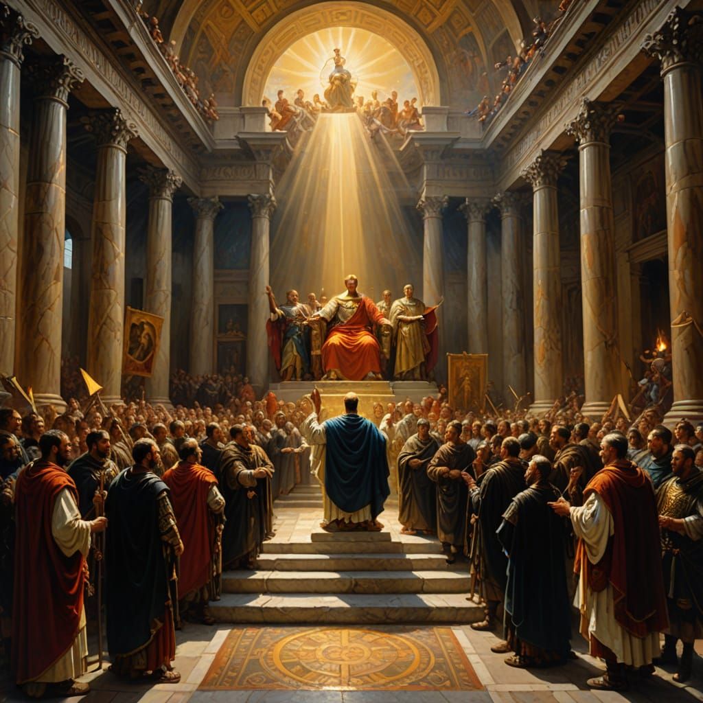 Constantine Issues Sacred Decree for Christianity in Rome