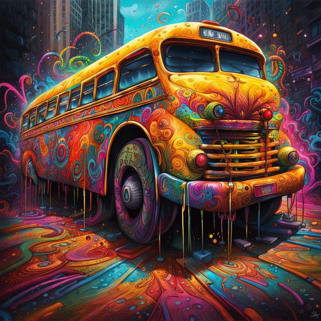 Acid test School bus..π΅βπ«