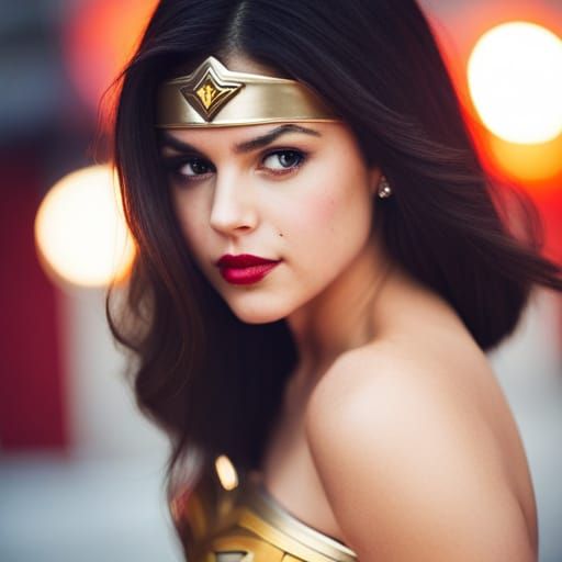 Selena Gomez as Wonder Woman: Professional Portrait