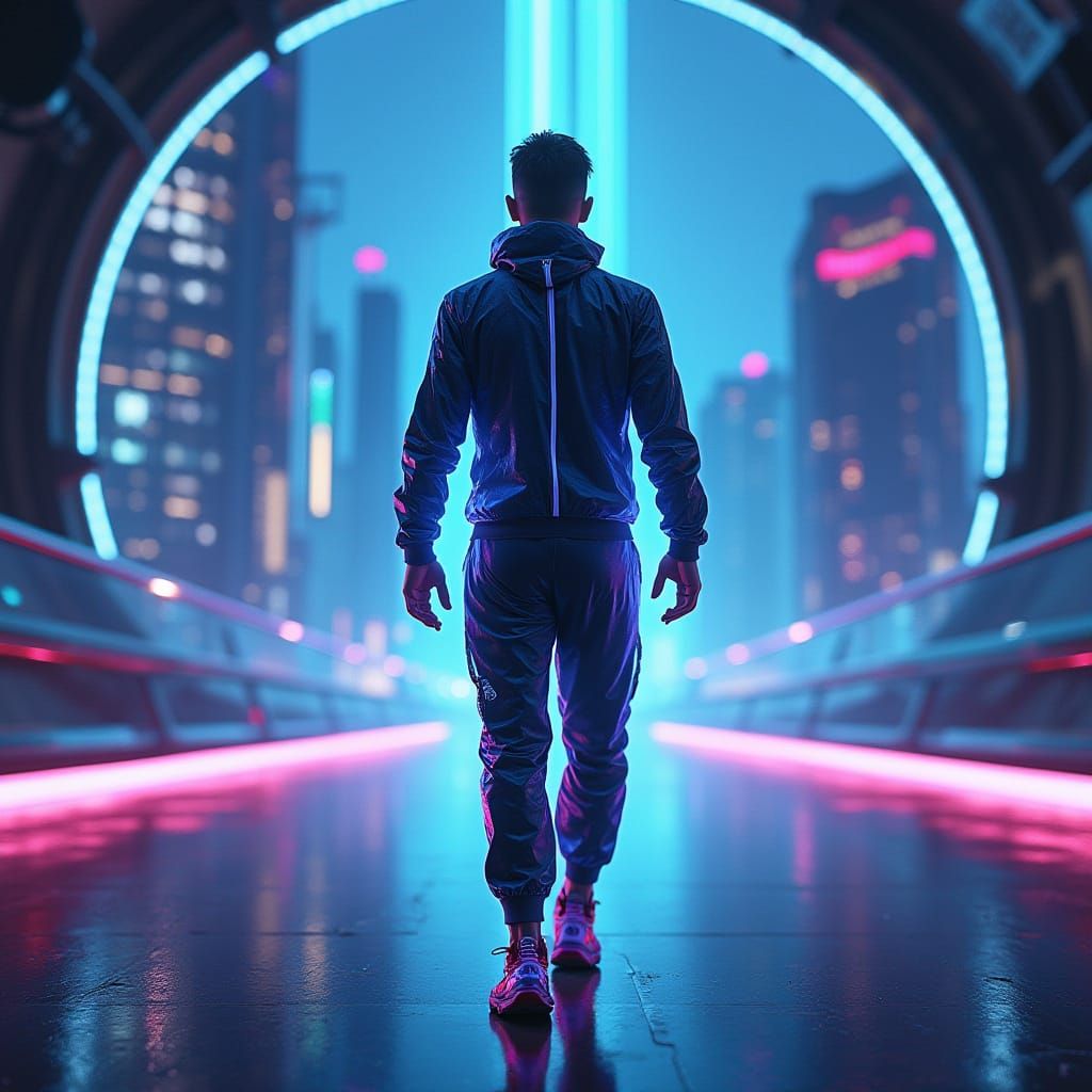 FutureNow Magazine Cover: A Futuristic Entrepreneur's Journe...