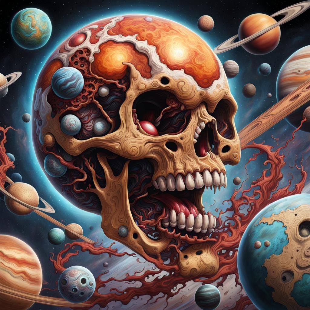 Planets Exploding in Hyper-Realistic Detail