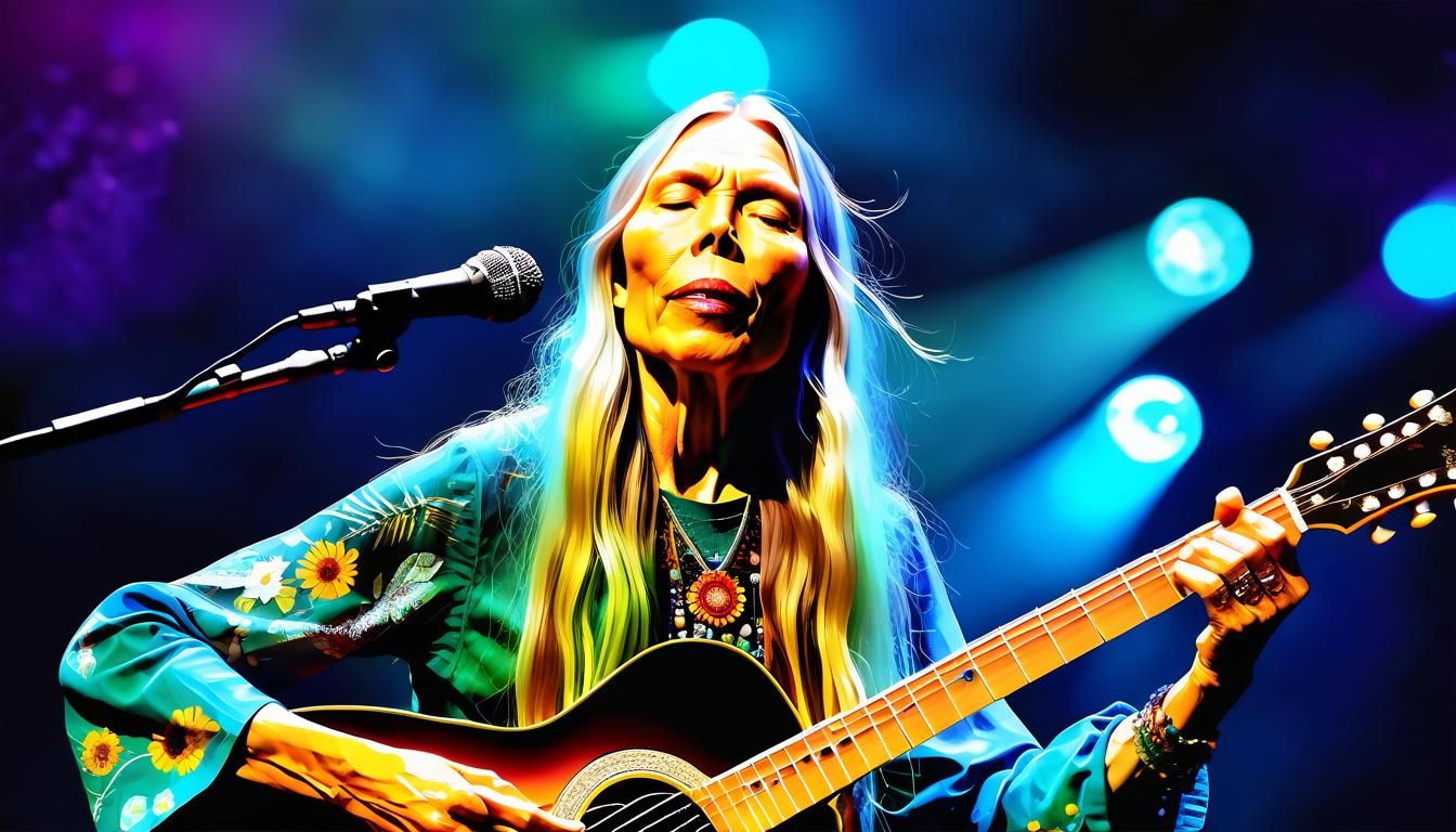 Joni Mitchell 🎤 Singer-Songwriter & Guitarist!