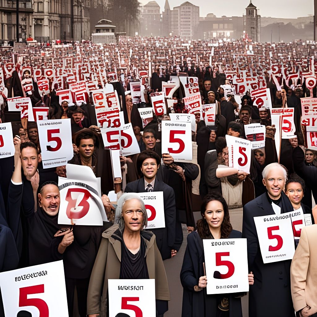 People protest against low votes